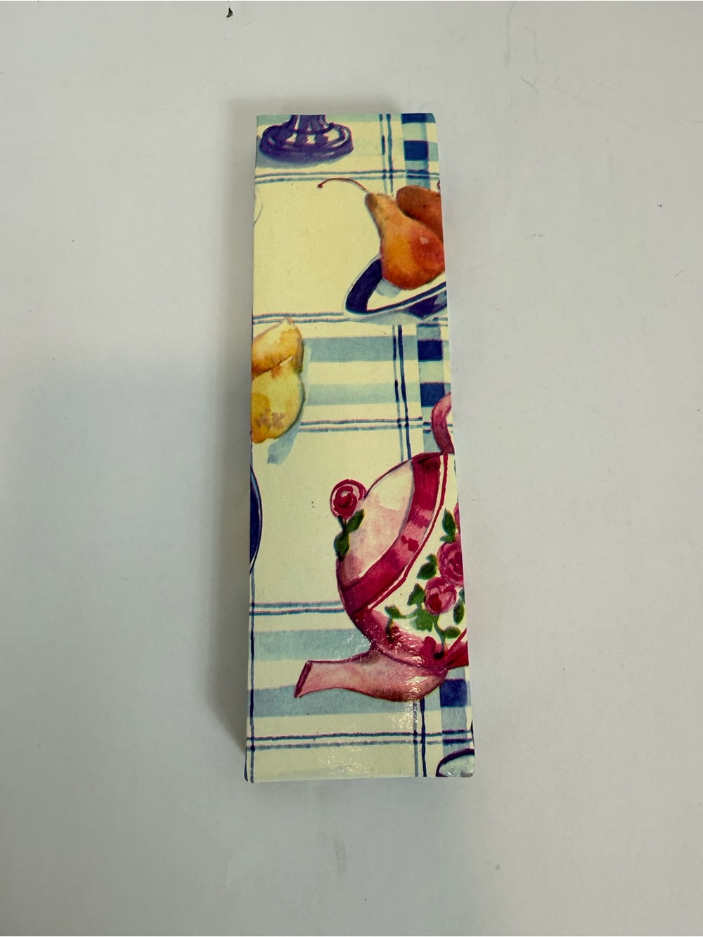Two's Company Cream Teapot & Fruit VTG Decorative Paper Wrapped Pencils